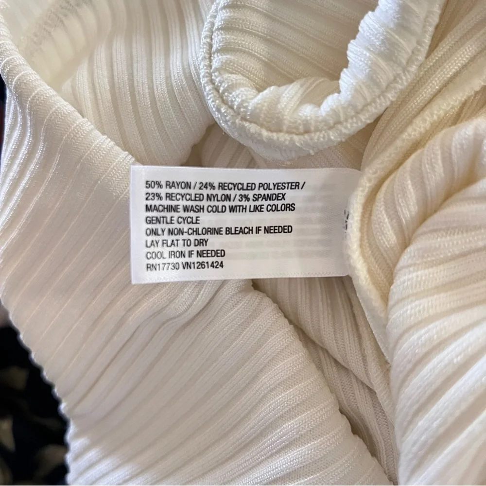Wild Fable White Y2K Ribbed Knit Flare Lounge Pants – Size XXL NWOT